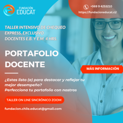 Taller Intensivo de Chequeo Express de tu Portafolio Docente 2023. Exclusivo para Docentes E.B Y E.M